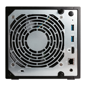 Asustor AS3204 by Blumm Technology (Back View)