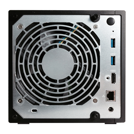 Asustor AS3204 by Blumm Technology (Back View)